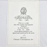 Tessa Beaver Signed Limited Edition Christies Print - Papyrus