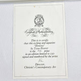 Tessa Beaver Limited Edition Christies Print - Honesty
