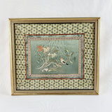 Antique Chinese Silk Embroidery of Birds.