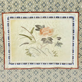 Antique Chinese Silk Embroidery of Flowers