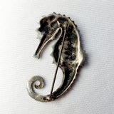 Vintage Silver Seahorse Brooch