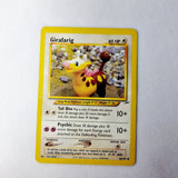 Pokemon Cards 1st Edition Team Rocket Magnemite, Neo Destiny Light Dewgong and Girafarig