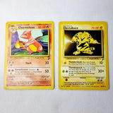 Pokemon Cards 2nd Edition Charmeleon and Electabuzz