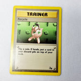Pokemon Cards Fossil Set, Trainer Mysterious Fossil, Recycle, Energy Search, Magmar, Kingler, Seadra, Shellder, Tentacool, Ekans