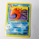 Pokemon Cards Fossil Set, Trainer Mysterious Fossil, Recycle, Energy Search, Magmar, Kingler, Seadra, Shellder, Tentacool, Ekans