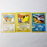 Pokemon Cards Black Star Promo Gold Stamp Dragonite, Zapdos and Articuno