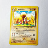 Pokemon Cards Neo Revelation Snubbull, Lanturn, Piloswine, Skiploom and Zubat.