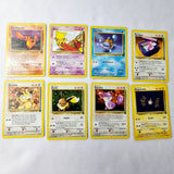 Pokemon Cards Team Rocket Charmander, Eevee, Magnemite, Porygon, Squirtle, Meowth, Rattata, Abra