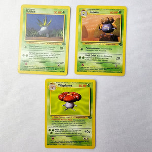Pokemon Cards Jungle Set Vileplume, Gloom, Oddish