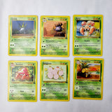 Pokemon Cards Jungle Set Exeggutor, Exeggcute, Gloom. Oddish, Parasect, Paras