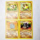 Pokemon Cards Jungle Set Rhydon, Rhyhorn, Mankey, Primeape