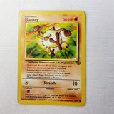 Pokemon Cards Jungle Set Rhydon, Rhyhorn, Mankey, Primeape