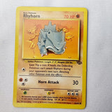 Pokemon Cards Jungle Set Rhydon, Rhyhorn, Mankey, Primeape