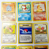 Pokemon Cards Jungle Set Meowth, Lickitung, Rapidash, Pikachu, Venonat, Mankey, Nidoran, Nidorina, Poke Ball Etc