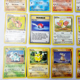 Pokemon Cards Jungle Set Meowth, Lickitung, Rapidash, Pikachu, Venonat, Mankey, Nidoran, Nidorina, Poke Ball Etc