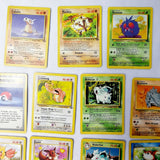 Pokemon Cards Jungle Set Meowth, Lickitung, Rapidash, Pikachu, Venonat, Mankey etc