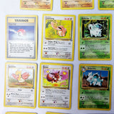 Pokemon Cards Jungle Set Meowth, Lickitung, Rapidash, Pikachu, Venonat, Mankey etc