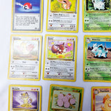 Pokemon Cards Jungle Set Meowth, Lickitung, Rapidash, Pikachu, Venonat, Mankey etc