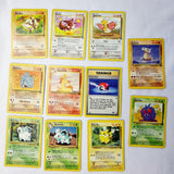 Pokemon Cards Jungle Set Poke Ball, Rapidash, Rhyhorn, Nidorina, Pikachu etc