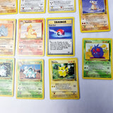 Pokemon Cards Jungle Set Poke Ball, Rapidash, Rhyhorn, Nidorina, Pikachu etc