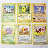 Pokemon Cards Jungle Set, Pikachu, Cubone, Eevee, Spearow, Venonat, Nidorina