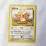 Pokemon Cards Jungle Set, Pikachu, Cubone, Eevee, Spearow, Venonat, Nidorina