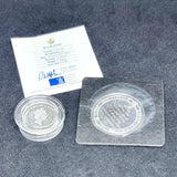 1997 Silver Proof Guernsey £1 And Silver V.E.Day Coin