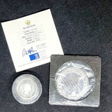 1997 Silver Proof Guernsey £1 And Silver V.E.Day Coin