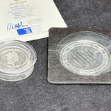 1997 Silver Proof Guernsey £1 And Silver V.E.Day Coin
