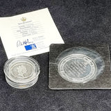 1997 Silver Proof Guernsey £1 And Silver V.E.Day Coin