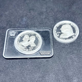 1973 Bicentennial Commemorative Silver Medal Along And 1974 First Congress Medal