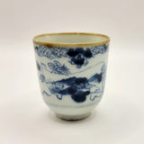 Antique 18th Century Meissen Blue and White Chinese Design Unmarked Cup