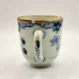 Antique 18th Century Meissen Blue and White Chinese Design Unmarked Cup