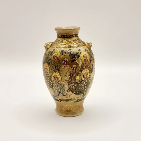 Miniature 19th Century Antique Japanese Satsuma Vase