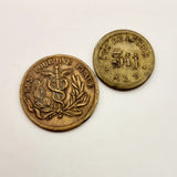 Two Drachms Apothecary Weight And Marsielle Cremiu Pere And Fils Token