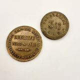 Two Drachms Apothecary Weight And Marsielle Cremiu Pere And Fils Token