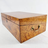 Antique 19th Century Burr Elm Writing Slope