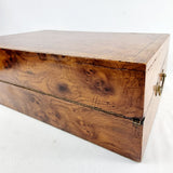 Antique 19th Century Burr Elm Writing Slope