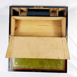 Antique 19th Century Burr Elm Writing Slope