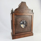 Antique Chinese Mother of Pearl and Rosewood Chinoiserie Mantle Clock Case