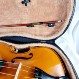 Andrea's feller violin and P and H London Bow in hard case.