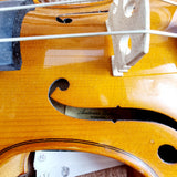 Andrea's feller violin and P and H London Bow in hard case.