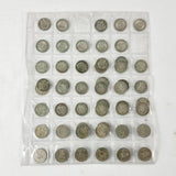 Large Selection of Vintage and Antique Silver Shillings and Six Pence
