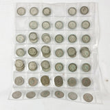 Large Selection of Vintage and Antique Silver Shillings and Six Pence