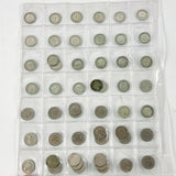 Large Selection of Vintage and Antique Silver Shillings and Six Pence