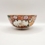 Antique 19th Century Chinese Cantonese Famille Rose Bowls and Tazza