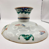 Antique 19th Century Chinese Cantonese Famille Rose Bowls and Tazza