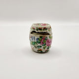 Set of 5 Antique Chinese Cantonese Famille Rose Graduating Storage Jars