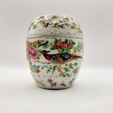 Set of 5 Antique Chinese Cantonese Famille Rose Graduating Storage Jars