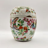 Set of 5 Antique Chinese Cantonese Famille Rose Graduating Storage Jars